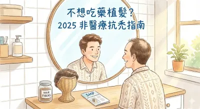 不想吃藥植髮？科技假髮、SMP 紋髮與增髮纖維