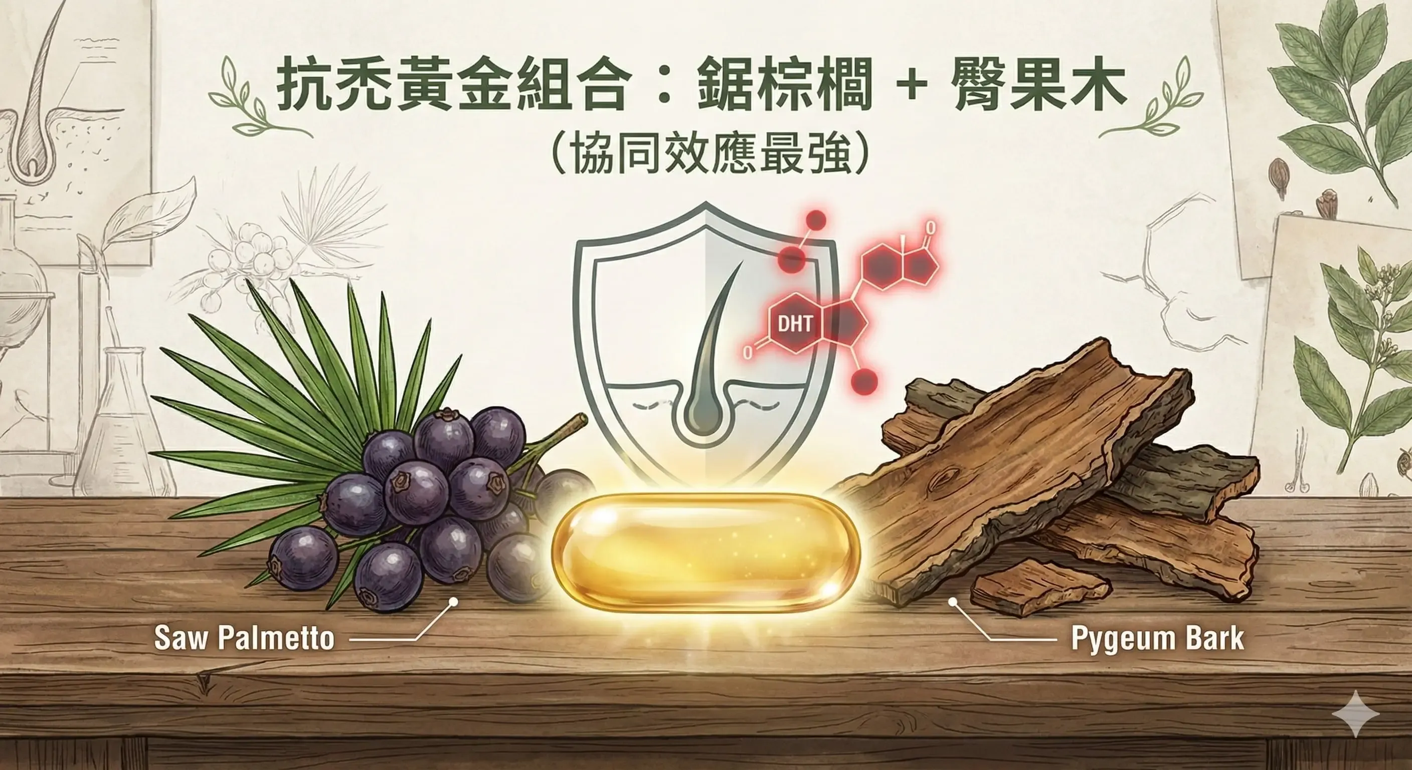鋸棕櫚 + 臀果木
