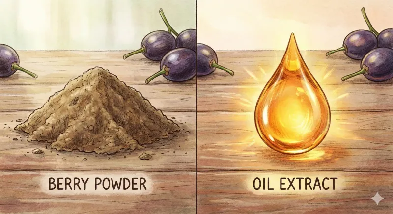 為什麼鋸棕櫚的「劑型」這麼重要?