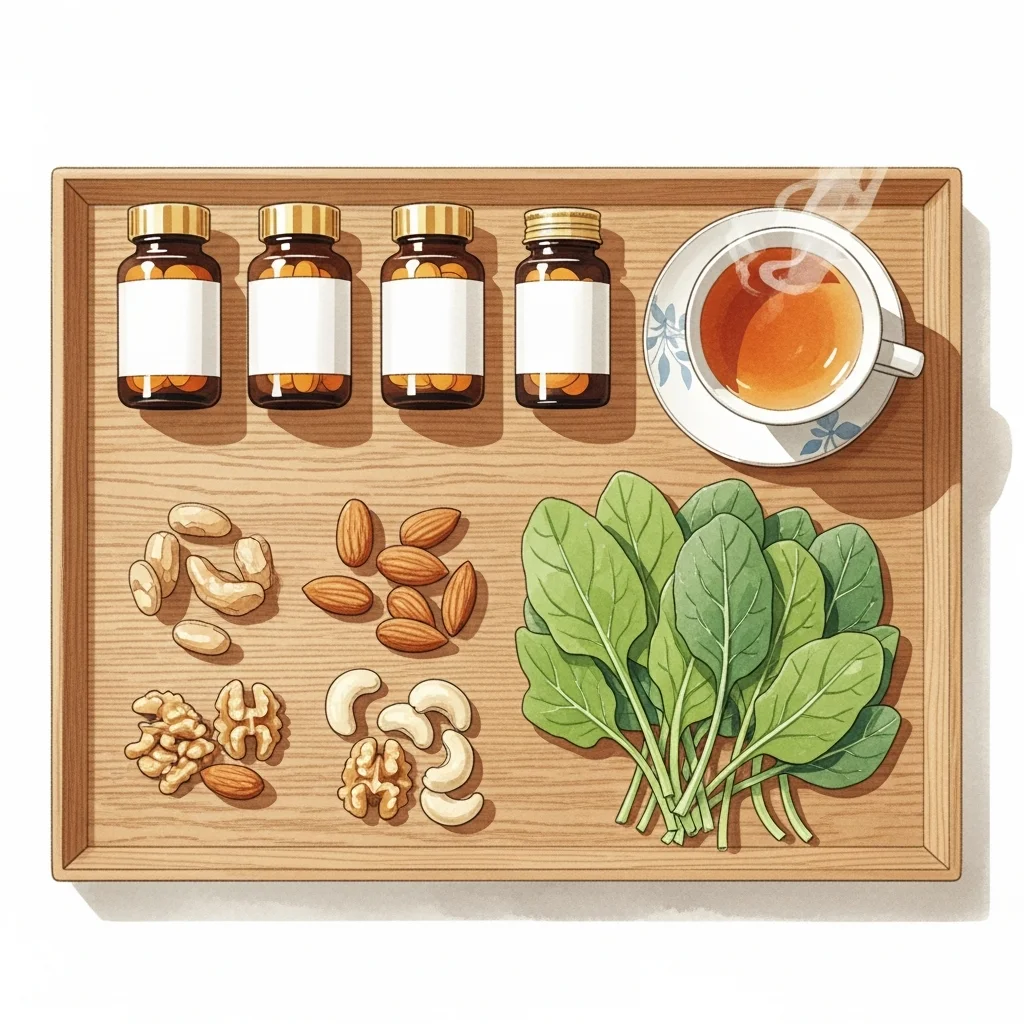 營養補充品與健康食物——維持毛囊健康的關鍵原料