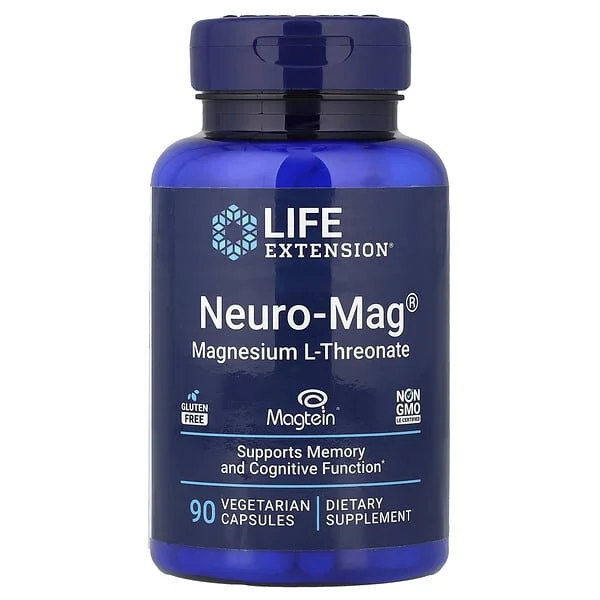 Life Extension Neuro-Mag 蘇糖酸鎂 90 顆
