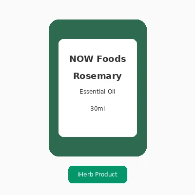 NOW Foods 迷迭香精油 30ml（純精油，需稀釋）