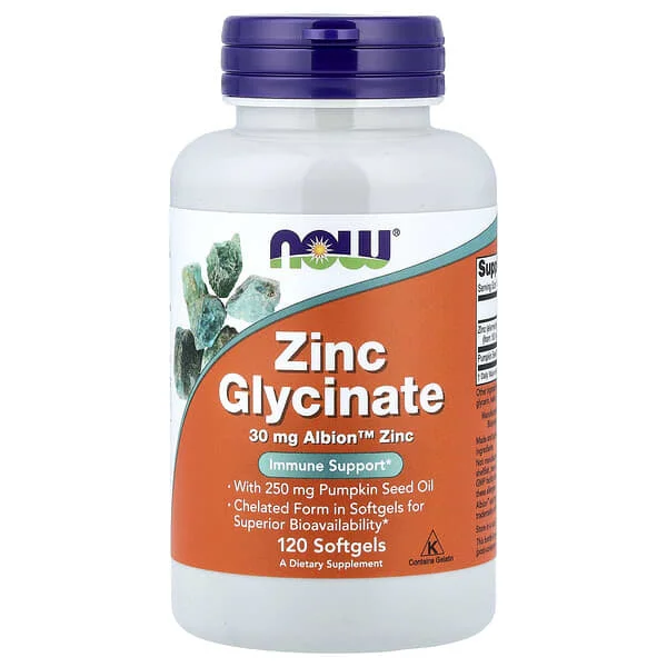 Now Foods Zinc Glycinate 30mg (120顆)