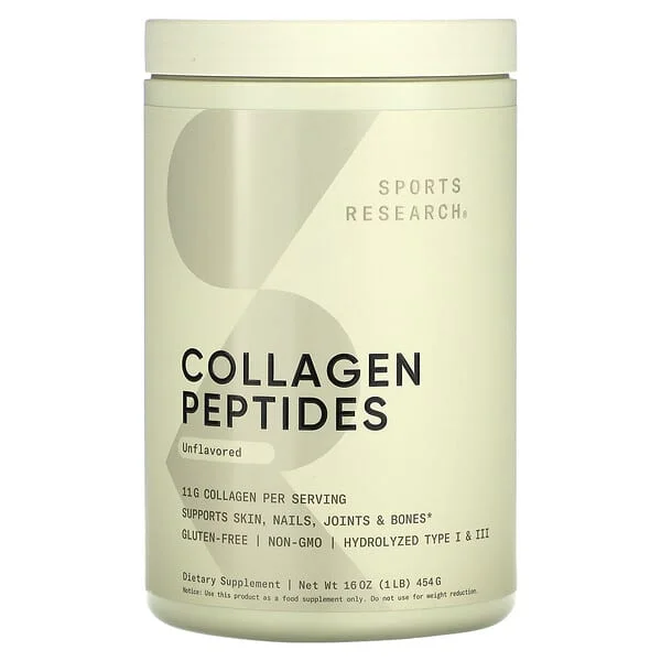 Sports Research Collagen Peptides 第一型+第三型 454g